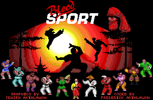 Bloodsports title screen